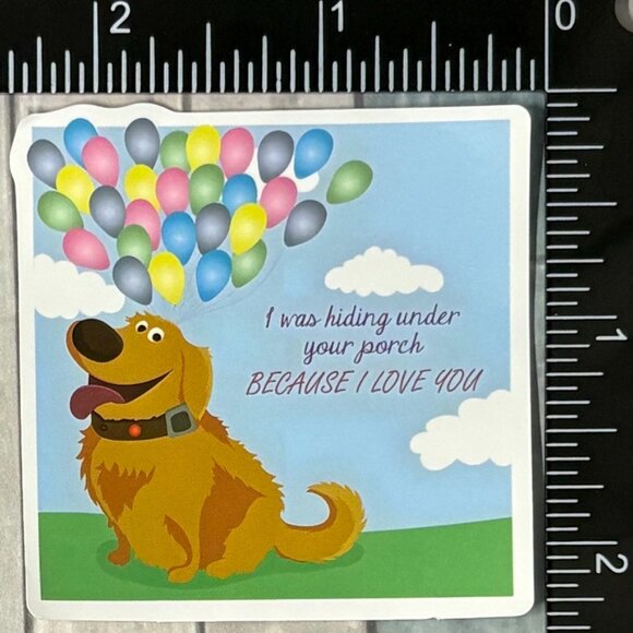 🌀10/$10🌀 Disney Pixar Up Reusable Waterproof Vinyl Sticker Decal - Picture 1 of 1